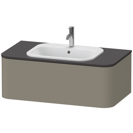 Szafka podumywalkowa do konsoli, HP495109292 Szary (kamień) Półmat Lakier