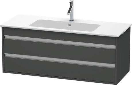 Vanity unit wall-mounted, KT643104949 Graphite Matt, Decor