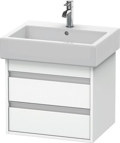 Vanity unit wall-mounted, KT663601818 White Matt, Decor