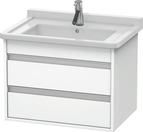 Vanity unit wall-mounted, KT664301818 White Matt, Decor