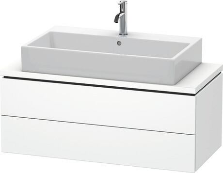 Console vanity unit wall-mounted, LC580901818 White Matt, Decor