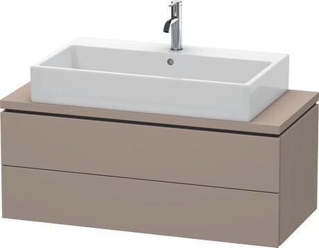 Console vanity unit wall-mounted, LC580904343 Basalte Matt, Decor