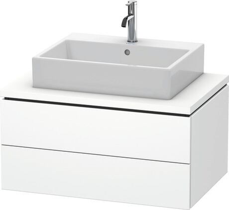 Console vanity unit wall-mounted, LC581701818 White Matt, Decor