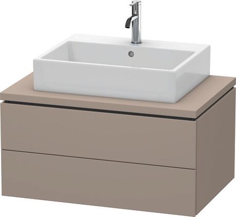 Console vanity unit wall-mounted, LC581704343 Basalte Matt, Decor