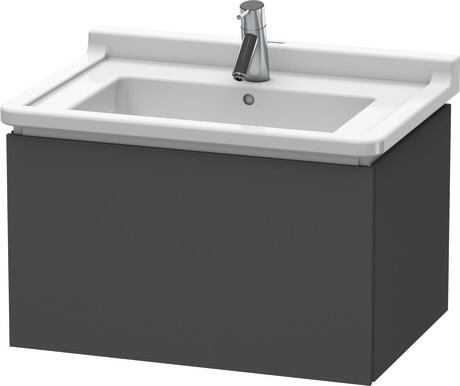 Vanity unit wall-mounted, LC616404949 Graphite Matt, Decor