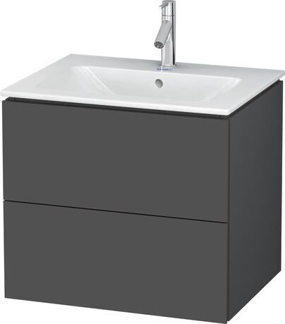 Vanity unit wall-mounted, LC624004949 Graphite Matt, Decor