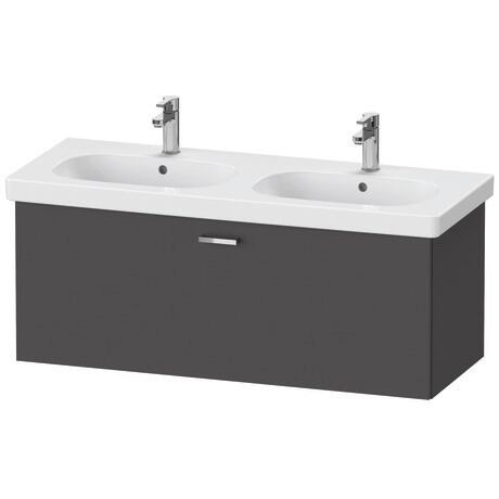 Vanity unit wall-mounted, XB607304949 Graphite Matt, Decor