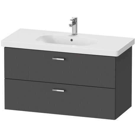 Vanity unit wall-mounted, XB619304949 Graphite Matt, Decor