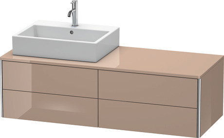 Mueble bajo lavabo para encimera, XS4913L8686 Capuccino brillante, Lacado