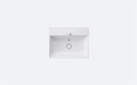 Washbasin, 2353600041 White High Gloss, Number of washing areas: 1 Middle, Number of faucet holes per wash area: 1 Middle