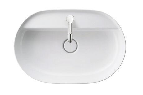 Washbowl, 0380600000 White High Gloss, Number of washing areas: 1 Middle, Number of faucet holes per wash area: 1 Middle, Back side glazed: No