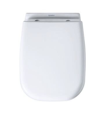 Toilet seat, 0067390000 White High Gloss, Hinge colour: White