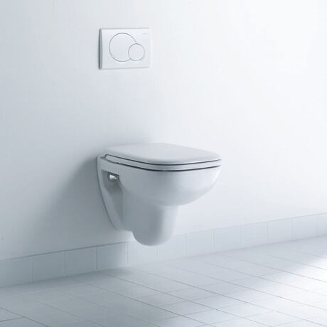 Toilet seat, 0067390000 White High Gloss, Hinge colour: White