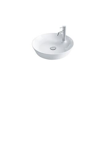 Washbowl, 2328480000 White High Gloss, Number of washing areas: 1 Middle, Number of faucet holes per wash area: 1 Middle, Back side glazed: No