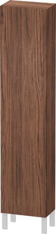 Tall cabinet, LC1170L2121 Hinge position: Left, Walnut dark Matt, Decor