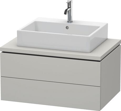 Console vanity unit wall-mounted, LC581700707 Concrete grey Matt, Decor