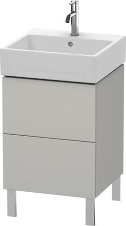 Szafka podumywalkowa stojąca, LC677400707 Szary beton szkło matowe Dekor