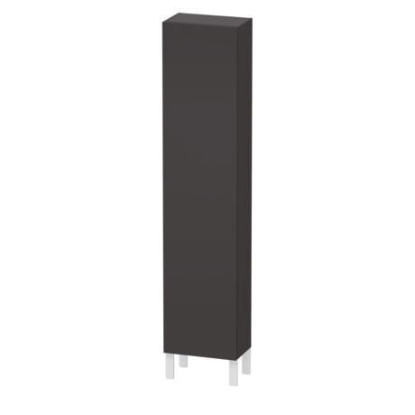 Tall cabinet, LC1170L8080 Hinge position: Left, Graphite Super Matt, Decor