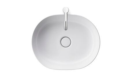 Washbowl, 0379500000 White High Gloss, Number of washing areas: 1 Middle, Back side glazed: No