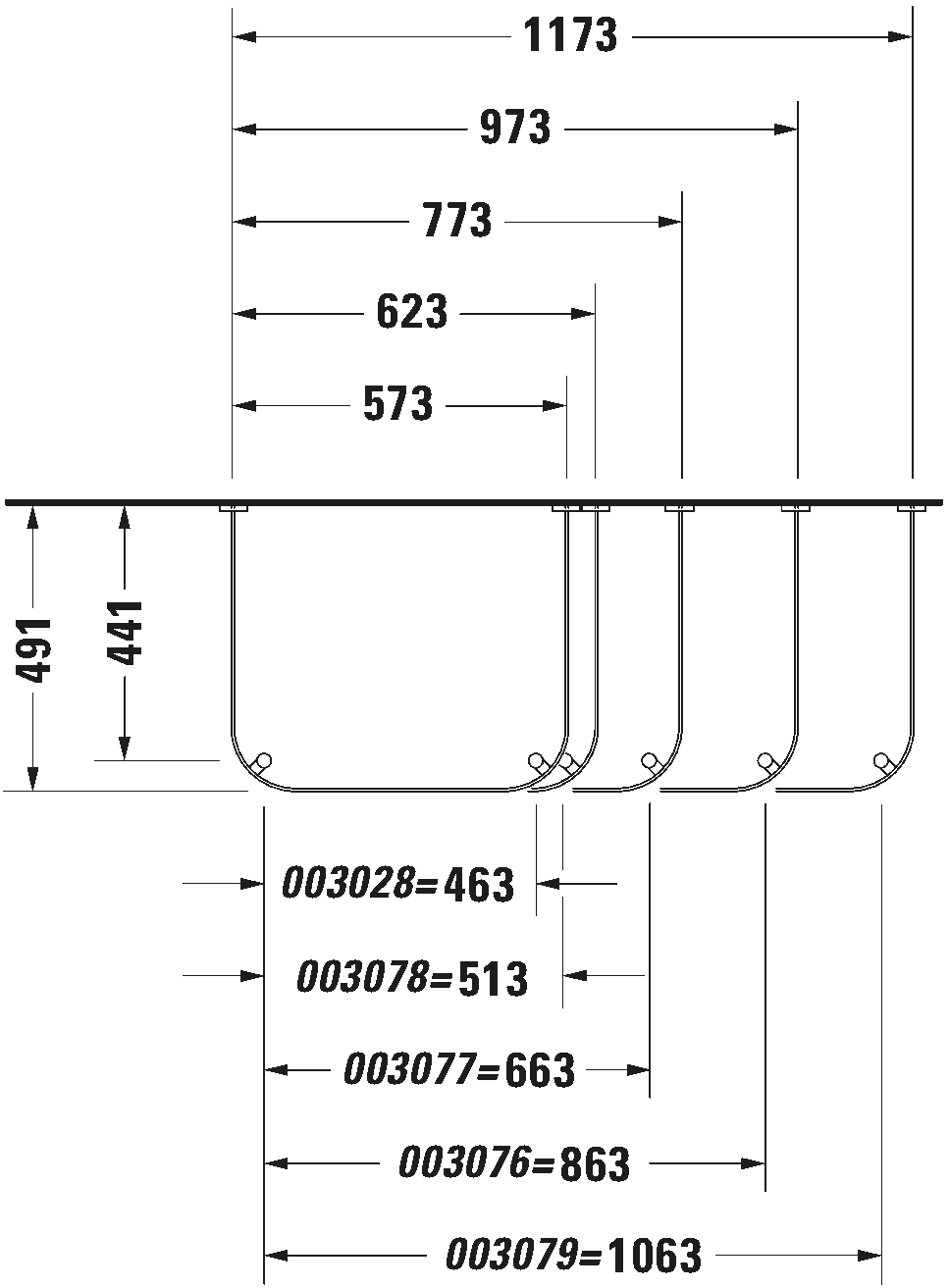 Metal console, 003028