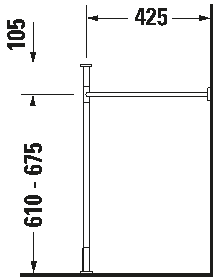 Metal console, 003063