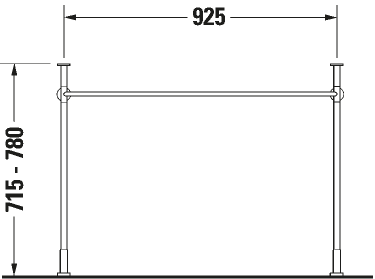 Metal console, 003067