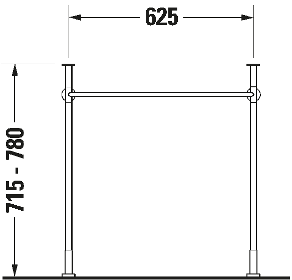 Metal console, 003075