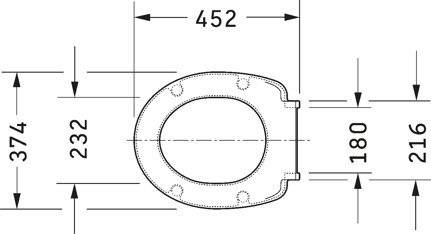 Toilet seat, 006429