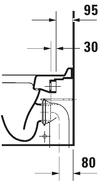 Floorstanding toilet, 012409