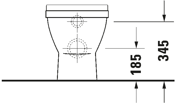 Floorstanding toilet, 012409