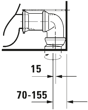 Toilet close-coupled, 012809