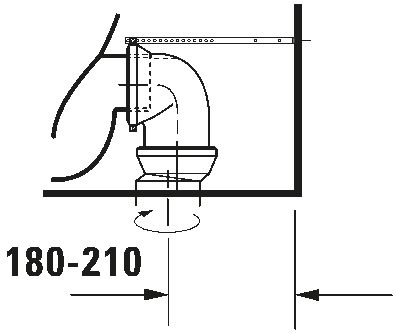 Toilet close-coupled, 012809