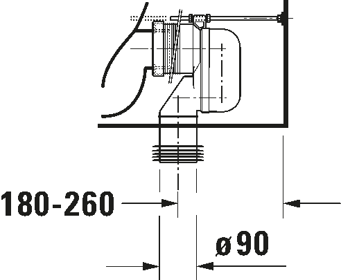 Toilet close-coupled, 012809