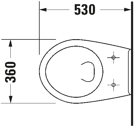 Wall-mounted toilet Hornberg, 019209