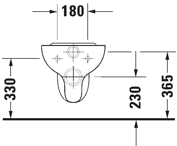 Wall-mounted toilet Hornberg, 019209