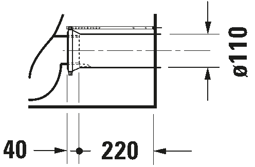 Toilet close-coupled, 023309