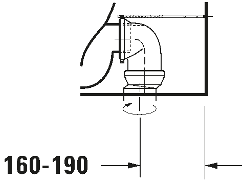 Toilet close-coupled, 023309