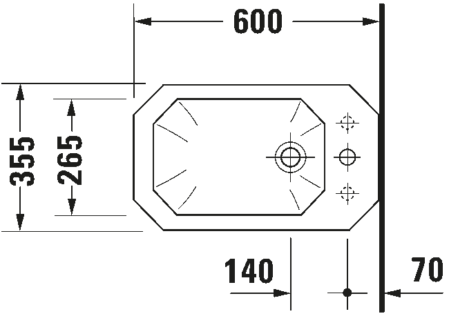 Floorstanding bidet, 026710