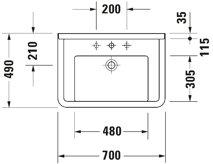 Washbasin, 030470