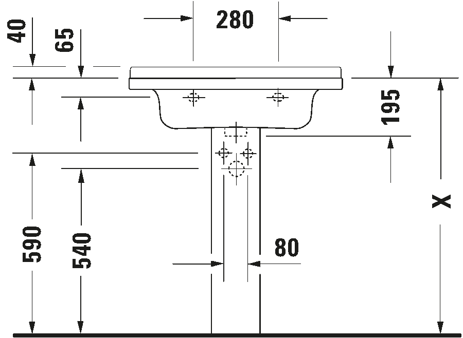 Washbasin, 030470