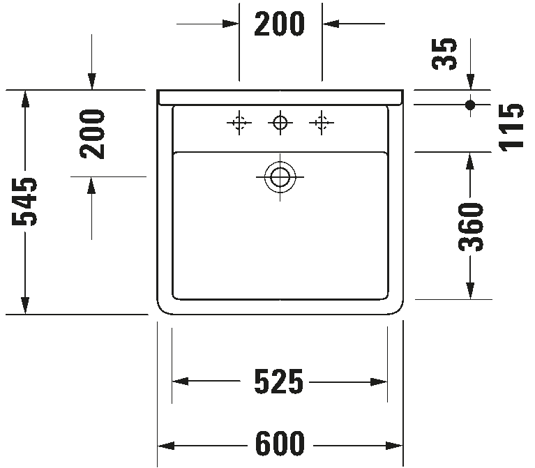 Washbasin Vital, 030960