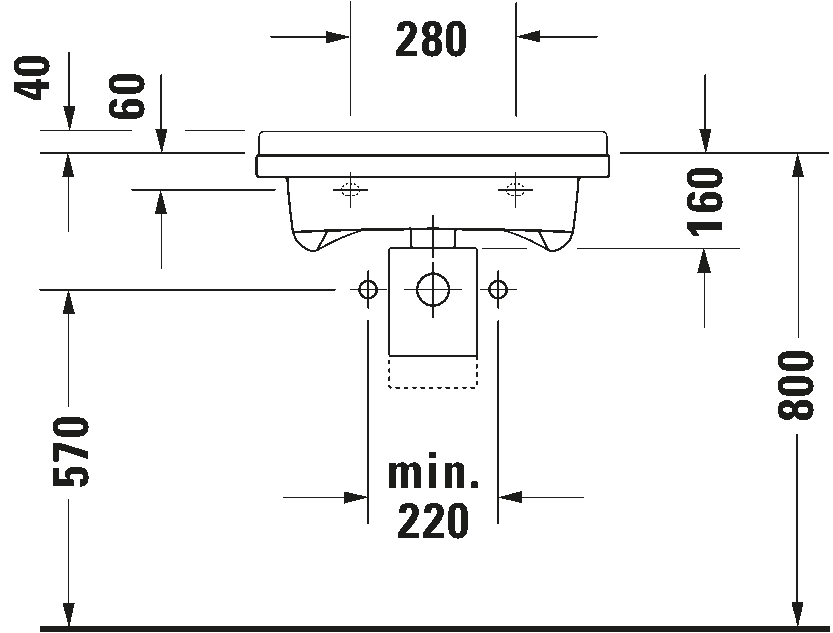 Washbasin Vital Med, 031260