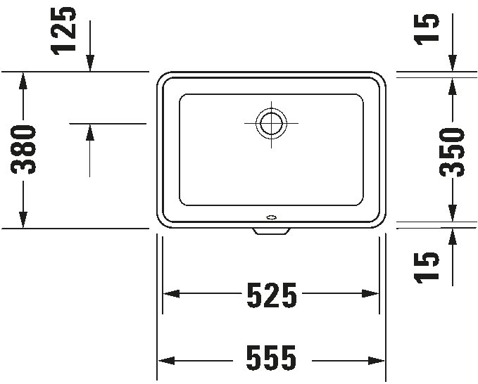 Built-in basin, 031653