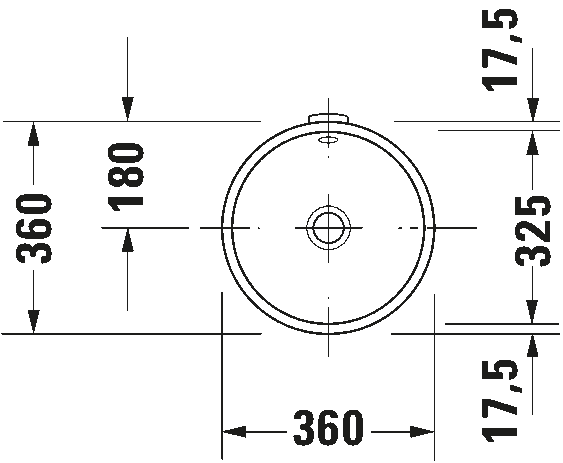 Built-in basin, 031932