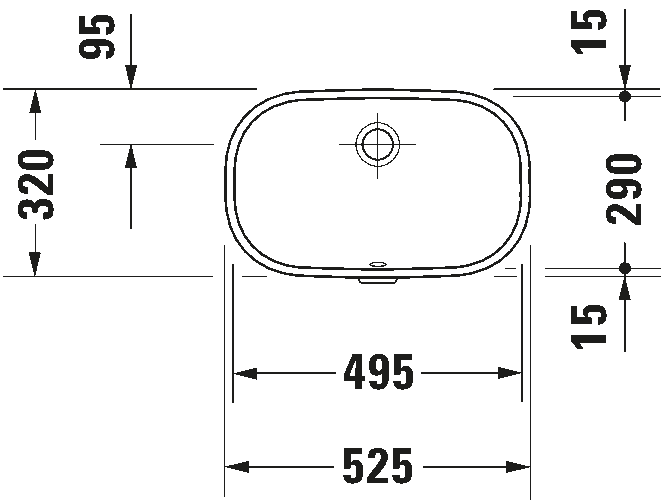 Built-in basin, 033849