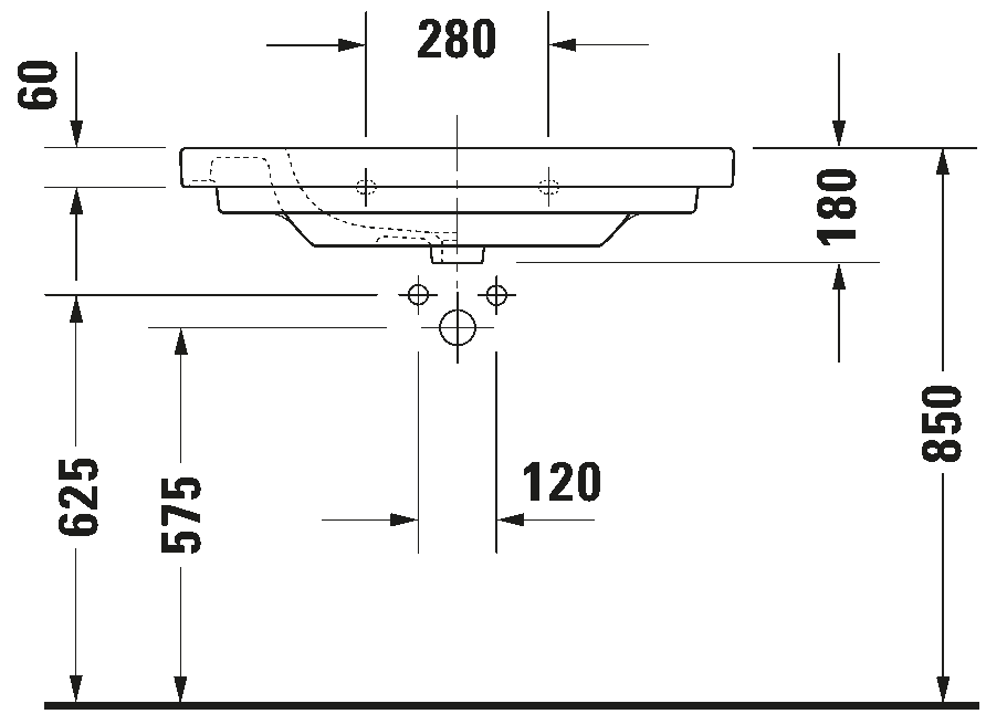 Washbasin, 034285