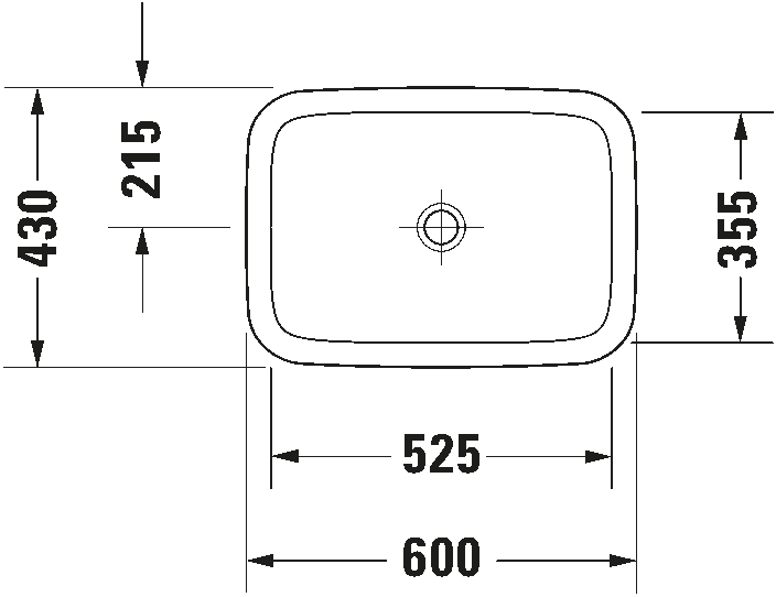 Built-in basin, 037260