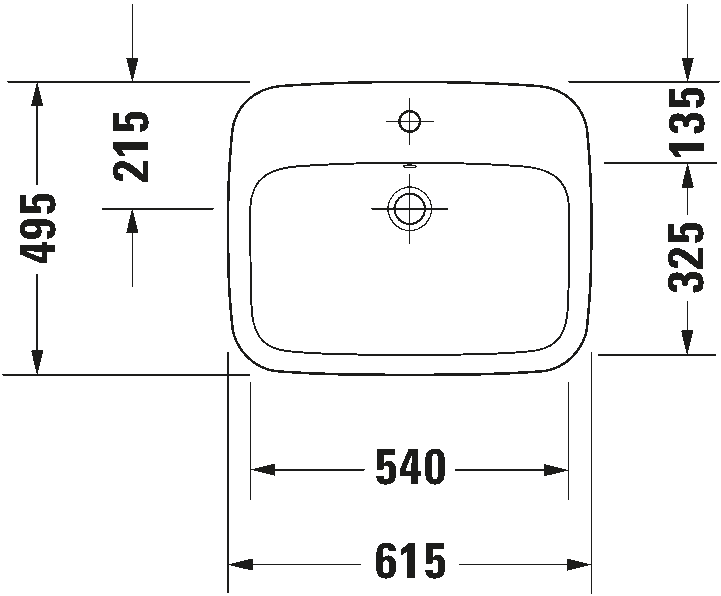 Built-in basin, 037462