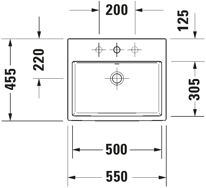 Built-in basin, 038355