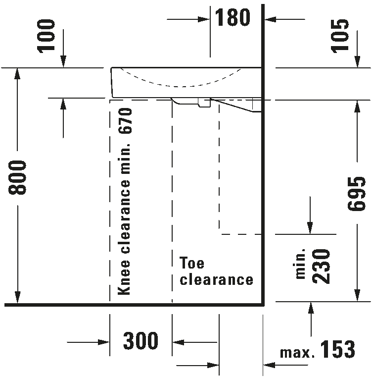 Washbasin Vital Med, 044358